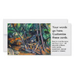 Millstone in the Park by Paul Cezanne colorful art Custom Photo Card