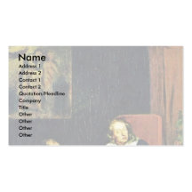 Milton Dictated To His Daughters Business Card Template