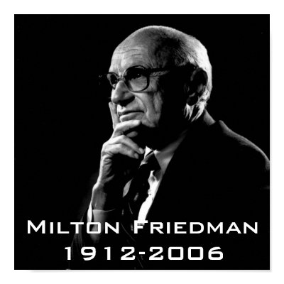 Milton.Friedman, Milton Friedman 1912-2006 Poster by zazzlenate