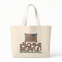 Milton Friedman Quote:  Government Efficiency Bag