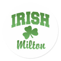 Milton Irish Sticker by irish_shirts Milton Irish Sticker