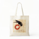 Milton Raven Quote Tote bags
