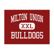 Milton Union - Bulldogs - Middle - West Milton postcards by customteamsportswear Milton Union - Bulldogs - Middle - West Milton postcards