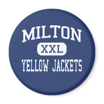 Milton - Yellow Jackets - High - Milton Vermont magnets by customteamsportswear Milton - Yellow Jackets - High - Milton Vermont magnets