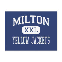 Milton - Yellow Jackets - High - Milton Vermont postcards by customteamsportswear Milton - Yellow Jackets - High - Milton Vermont postcards