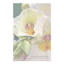 Miltonia Orchid • Personalized Stationery stationery