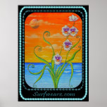 Miltonia Orchid Sunset Print