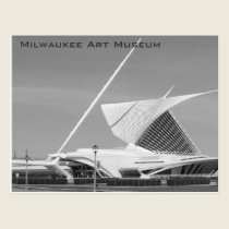 Milwaukee Art Museum Postcard postcards