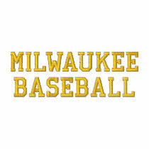 MILWAUKEE BASEBALL embroidered shirts