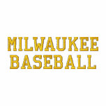 MILWAUKEE BASEBALL EMBROIDERED POLO SHIRT