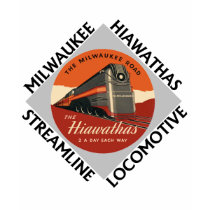 Milwaukee Hiawatha Railroad T Shirt