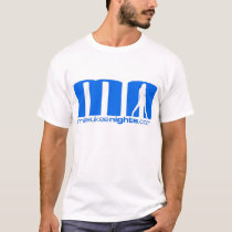 Milwaukee Nights Blue t-shirts by jlegge Milwaukee Nights Blue t-shirts