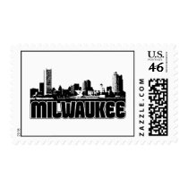 Milwaukee Skyline Postage Stamps