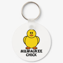 Milwaukee Wisconsin Chick keychains