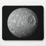 Mimas the Moon of Saturn from Cassini Spacecraft Mouse Pad