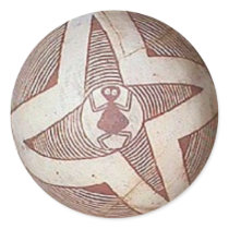 Mimbres Spider sticker by Anarchaic_Designs Mimbres Spider sticker