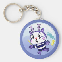 Mime in a Bubble Key Chains