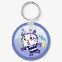 Mime in a Bubble keychains