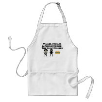 Mimes, Nijas & Cholesterol aprons by towntees Mimes, Nijas & Cholesterol aprons