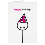 Mimie card - Birthday / Party hat cards