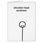 Mimie card - Fun & Laughs / Shrunken head cards
