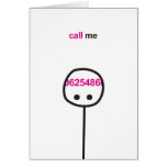 Mimie card - Love / Call me cards