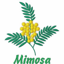 Mimosa Embroidered Tees embroidered shirts by naturetees Mimosa Embroidered Tees embroidered shirts