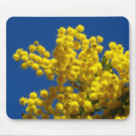 mimosa flowers mouse pad