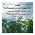 mimosacloudsky 001, Think good thoughts always,... posters by BeautyUnlimited mimosacloudsky 001, Think good thoughts always,... posters