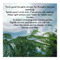 mimosacloudsky 001, Think good thoughts always,... posters