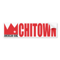 MIMS Bumper Sticker - American King of Chi-Town bumper stickers