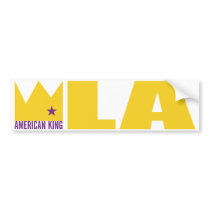 MIMS Bumper Sticker - American King of L.A. bumper stickers