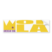 MIMS Bumper Sticker - American King of L.A. bumper stickers