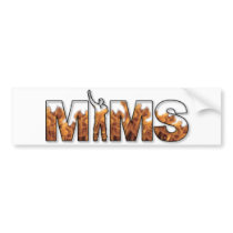 MIMS Bumper Sticker -  Logo - White bumper stickers