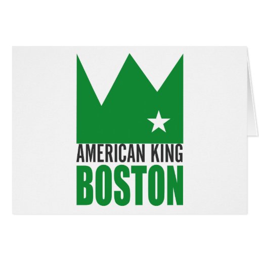 MIMS Greeting Card -  American King of Boston