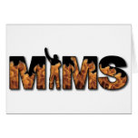 MIMS Greeting Card -  Logo - Black