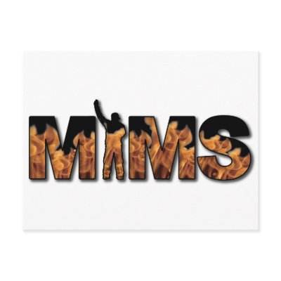 MIMS Postcard -  Logo - Black by Mims