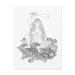 Min’gyür Pema Wangmo Line Drawing [postcard]