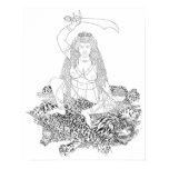 Min’gyür Pema Wangmo Line Drawing [poster]