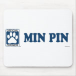 Min Pin Blue Mouse Mats