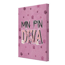 Min Pin DIVA Gallery Wrapped Canvas