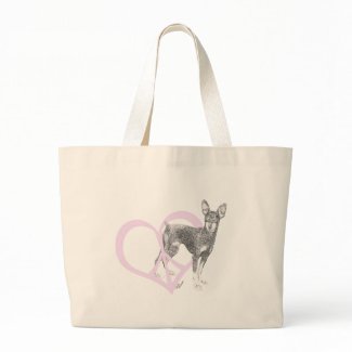Min Pin Heart Shaped Peace Sign bag