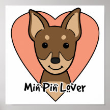 Min Pin Lover Print