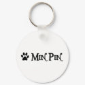 Min Pin (pirate style w/ pawprint) keychains by dogsandhorses Min Pin (pirate style w/ pawprint) keychains