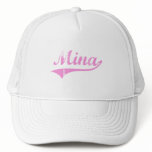 Mina Classic Style Name Mesh Hats