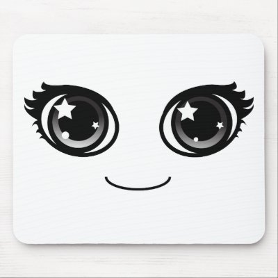 Mina Sparkles Mouse Mats by facefriends