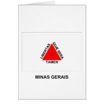 Minas Gerais, Brazil Flag cards by Vexillophile Minas Gerais, Brazil Flag cards