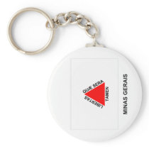 Minas Gerais, Brazil Flag Key Chain