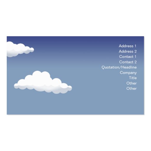 Minature Landscape - Business Business Card (front side)