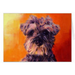 Minatureschnauzer Greeting Card